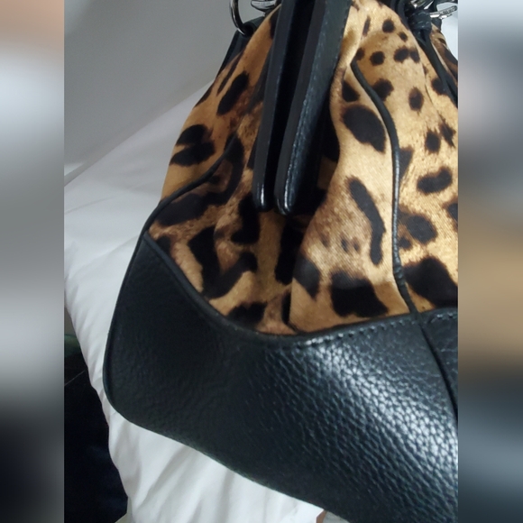 D&G dolce&gabbana- Canvas Leo Bag - Leopard brown/black -canvas/leather - Picture 14 of 16